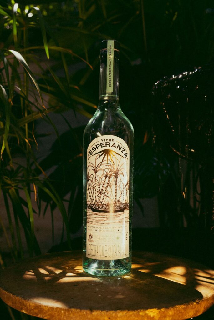 A bottle of the Esperanza Viche.